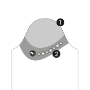 Mne med sm og store swarovski sten