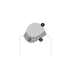 Mne med sm og store swarovski sten