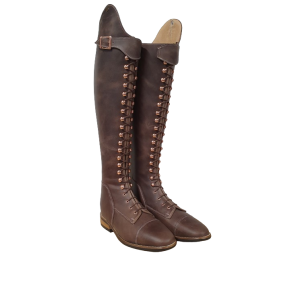 Lipica Hurlingham Lace Up Nubuck Brun