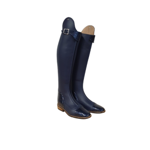 Lipica Hurlingham zipper Bl kroko lak