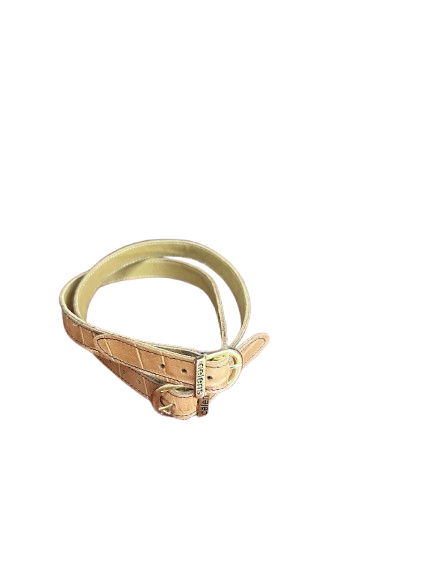 Celeris Sporeremme Matte faux croc light brown