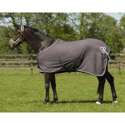 Fleecedkken med ornament QHP