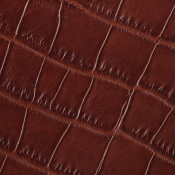 Chestnut faux croc
