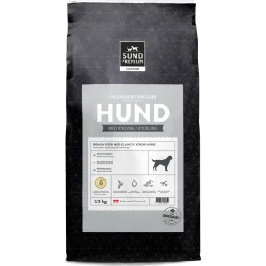 Sund Premium hund kylling 12 kg -SENDES IKKE