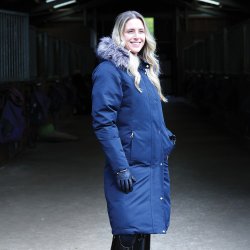 Equetech Inferno Vandtt Vinterjakke Navy