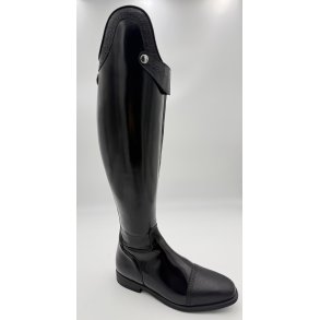 Celeris Olivia Handpolished Black med matte faux croco  