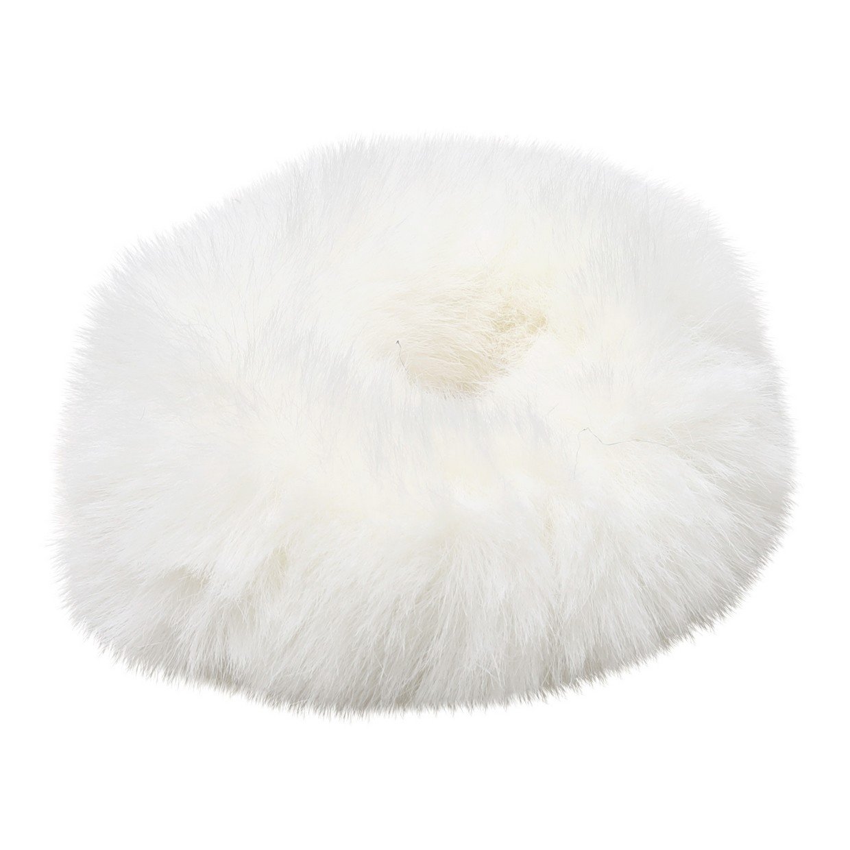 SD Elastik Fake Fur Hvid