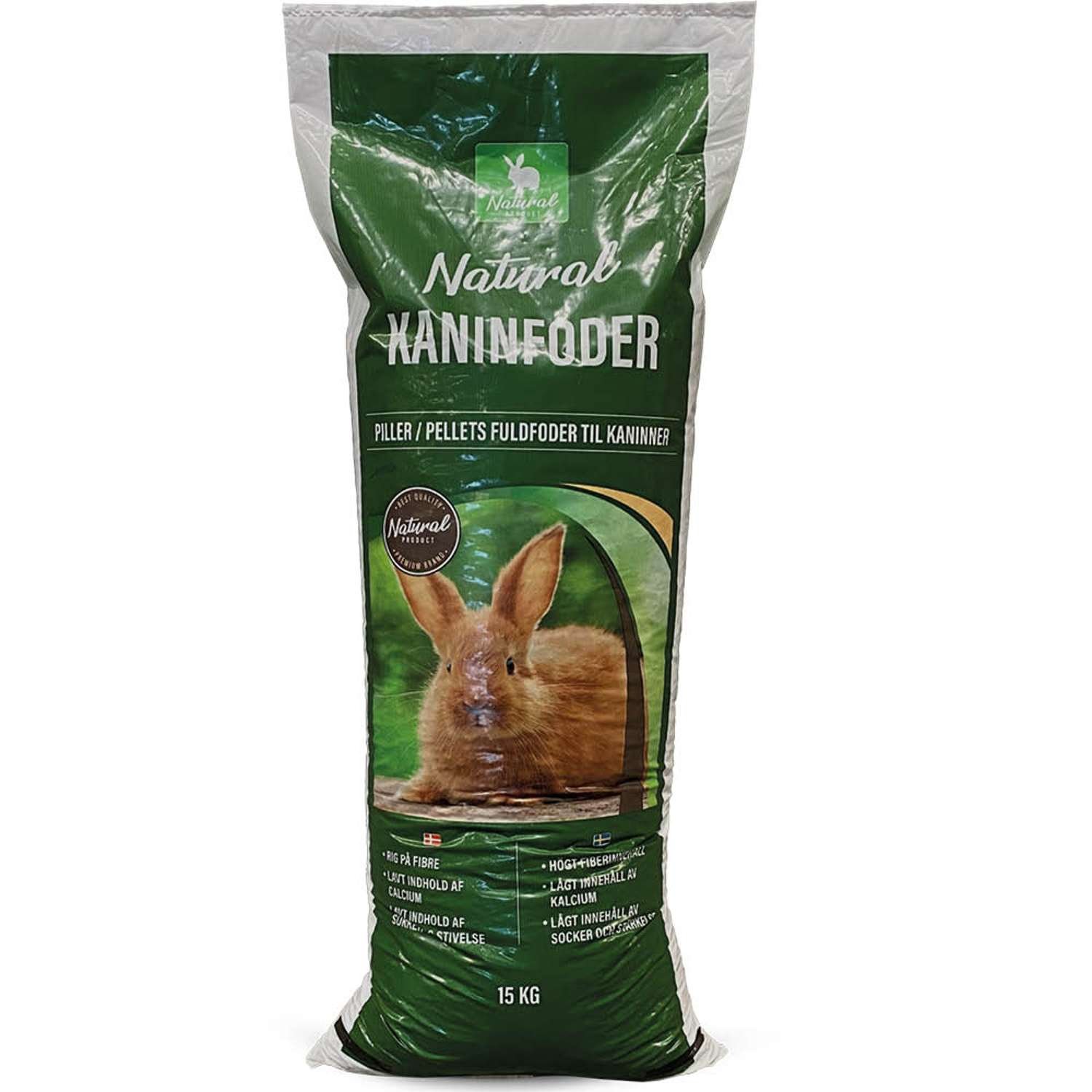 Natural Kaninpiller 15kg-KAN IKKE SENDES