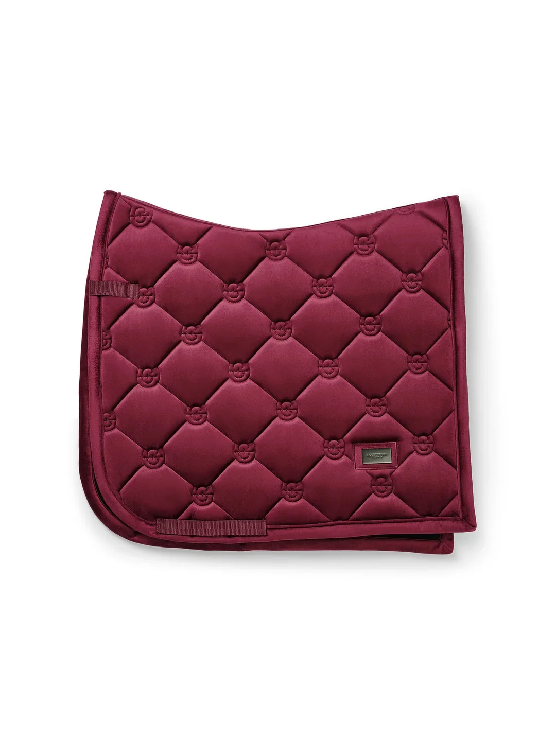 Equestrian Stockholm Sadelunderlag Merlot Velvet