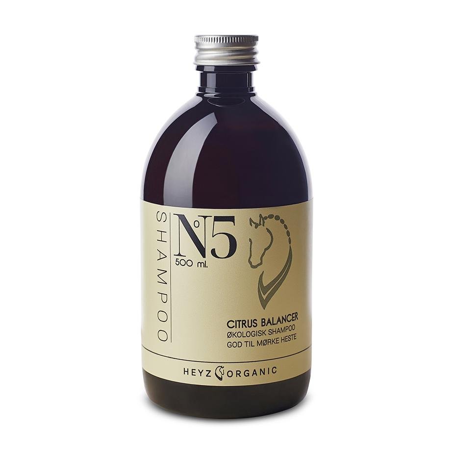 Heyz no 5 - shampoo til mrke heste og til at klare farver