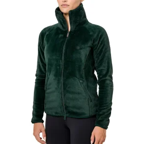 Equestrian Stockholm Velvet Fleecejakke Sycamore Green