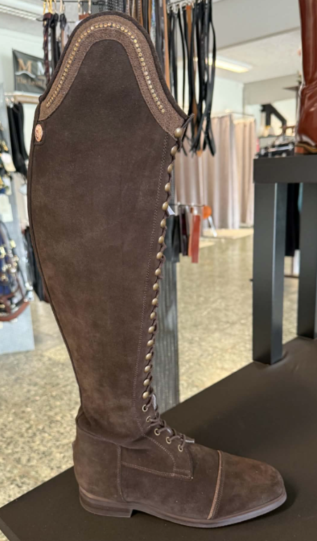 Celeris Bia Chocolate Brown Suede m/lam