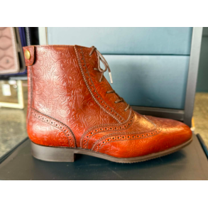 Celeris Grace Kelly Handpolished Embossed Chestnut