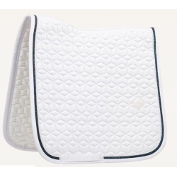 Kentucky Sadelunderlag Glitter Rope Hvid