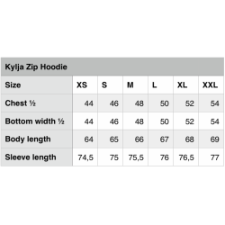 BESTILLINGSVARE Karlslund Kylja zip hoodie 