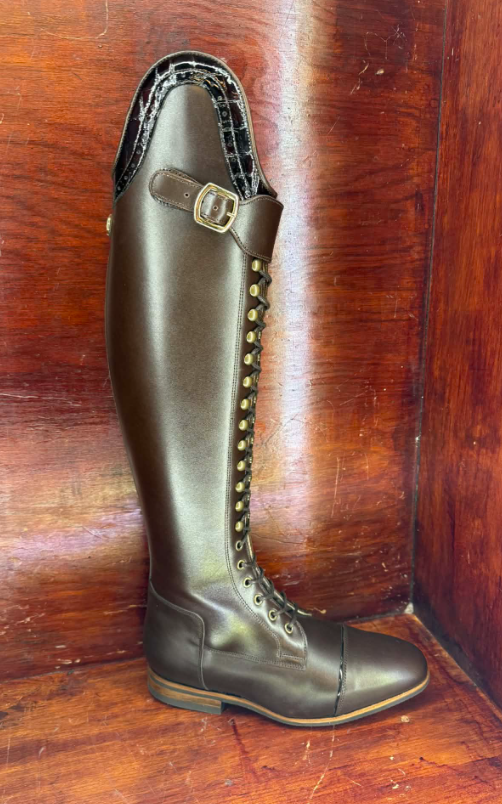 Celeris Bia Chocolate Calfskin m/lam