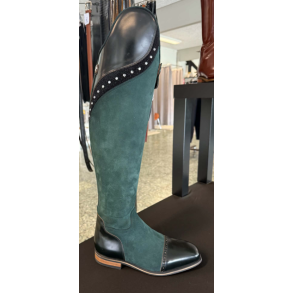 Celeris Olivia Green Suede