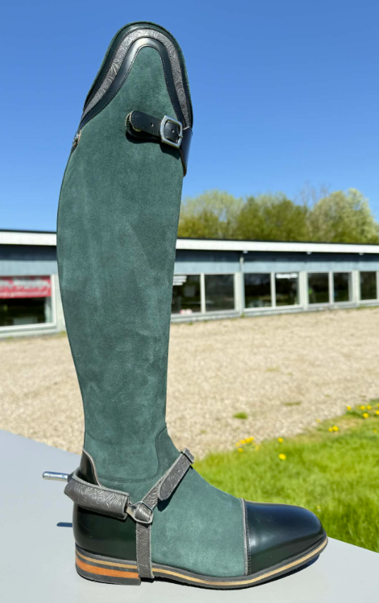 Celeris Olivia Green Suede